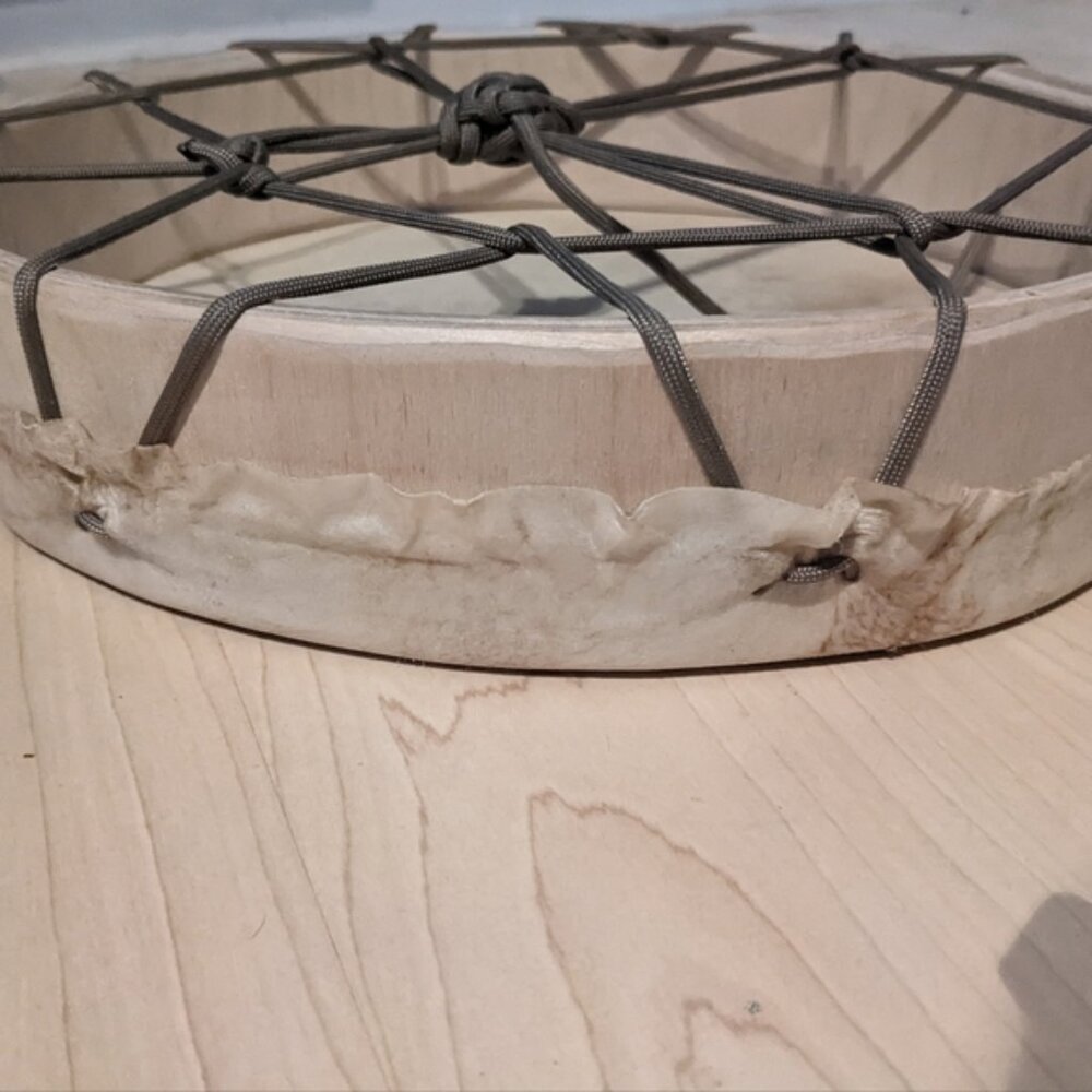 Deer Hide Native Drum  Handmade Rawhide  Shamanic 12" Drum